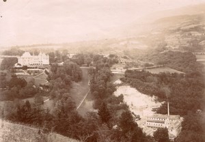 Romantic Castle panorama France old Photo 1880'