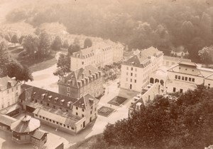 Thermalisme Pyrenées Bath town France old Photo 1880'