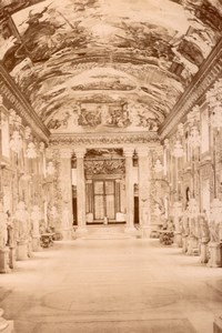 Italy Roma Colonna Palace Interior old Photo 1880'