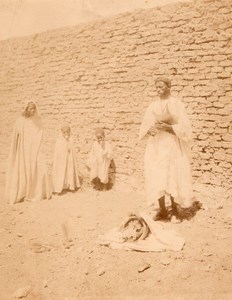 Tunisia Snake Charmer Tunis old Photo 1880'