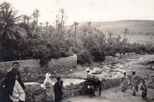 Algeria Bou Saada Oasis Life old Photo Prouho 1930