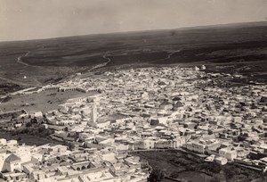 Hajer Bouyoud Panorama Morocco old Aerial Photo 1920