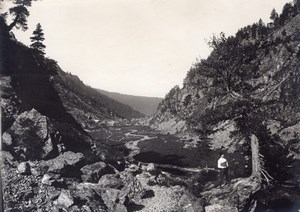 France or Switzerland Alpes Panorama Old Photo 1900