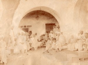 Tunis Coffee Shop Tunisia old Garrigues Photo 1880