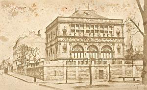 House Francois I Paris France Old Salt Paper Photo 1850