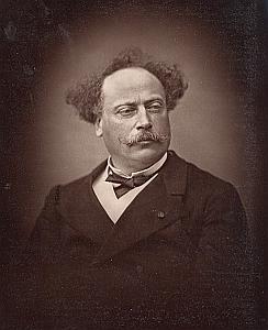Writer Alexandre Dumas France Old Fontaine Photo 1875