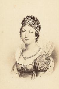 Imperatrice Marie Louise France CDV old Photo 1870