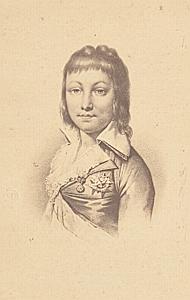 Dauphin Louis XVII History France Old CDV Photo 1865