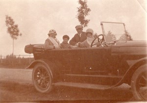 Family Pilot Race Car Christiaens Belgium Photo 1910