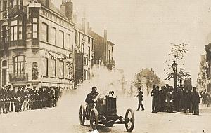 Pilot Race Car Christiaens Eu Treport old Photo 1910
