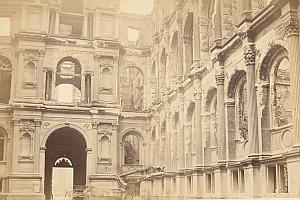 Civil War City Hall Commune de Paris old CC Photo 1871