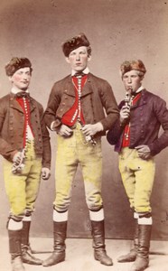 Tubingen Traditional Fashion hand colored Photo 1870