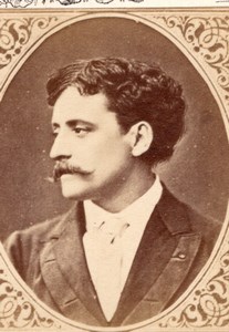 Opera Tenor Victor Capoul France old CDV Figaro 1875