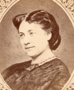 Actress Madeleine Brohan France old CDV Figaro 1875