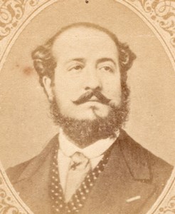 Writer Journalist de Pene France old CDV Figaro 1875