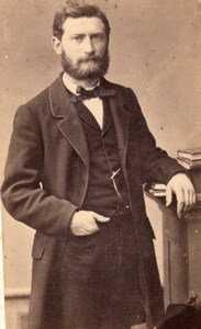 Fashion Second Empire Man France Old CDV Photo 1865