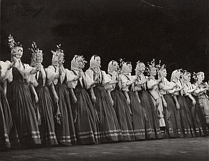 Dance Ballets Bereska Moscou Paris Bernand Photo 1955