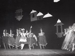 Indian Dance Ballet Theater Paris Bernand Photo 1955