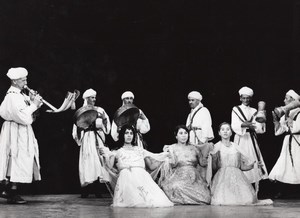 Algeria Folk Dance Ballet Paris Bernand Photo 1965