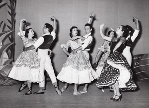 Flamenco Dance Ballet Caravana Paris Bernand Photo 1955