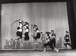 Turkish Folk Dance Ballet Paris Lipnitzki Photo 1960