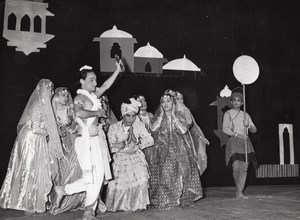 Hindu Folk Dance Ballet Paris Lipnitzki old Photo 1960