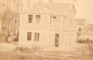 Convalescent House Drancy France Old Cabinet Card Photo CC 1880