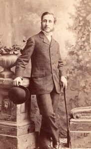 New York Elegant Man Old CC Bogardus Photo 1880
