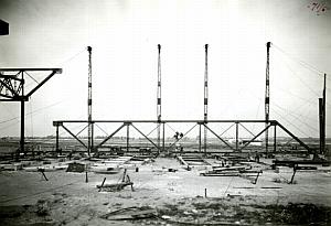 Aerodrome du Bourget Construction Hangar old Photo 1947