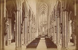 Cathedral Interior Koln Germany Old Frith's Photo 1880