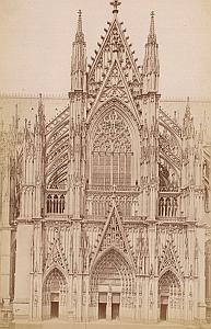 Cathedral Facade Koln Germany Old Frith's Photo 1880