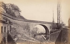 Napoleon Bridge Trier Germany Old Frith's Photo 1880