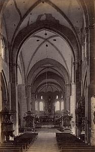 Cathedral Interior Trier Germany Old Frith's Photo 1880