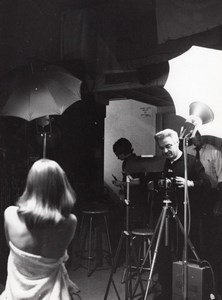 Woman Fashion Rossignol Studio Photo Paris France 1960