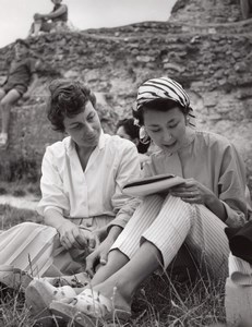 Rossignol Studio Film Actors at Work Paris France 1960