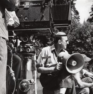 JP Melville Studio Film Photo at Work Paris France 1960