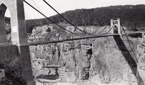 Panorama Constantine Bridge City Algeria old Photo 1925