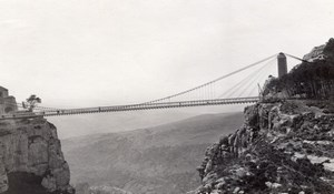 Panorama Constantine Bridge City Algeria old Photo 1925