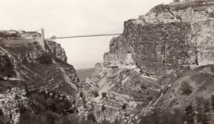 Panorama Constantine Bridge City Algeria old Photo 1925