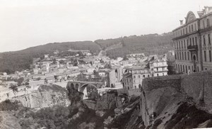 Panorama Constantine Bridge City Algeria old Photo 1925