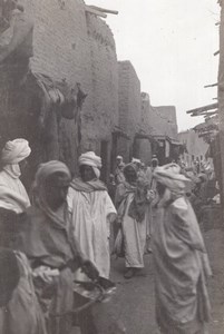 Algiers Market Street Scenery Algeria Old Photo 1925