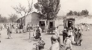 Algiers Market Street Scenery Algeria Old Photo 1925