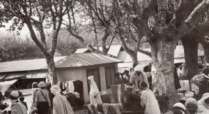 Algiers Market Street Scenery Algeria Old Photo 1925