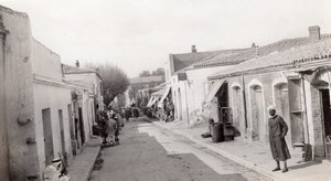 Algiers Market Street Scenery Algeria Old Photo 1925