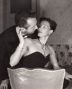 Jewelry Model Fashion Seduction France old Photo 1960