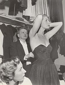Before Defile Women Model Fashion France old Photo 1960