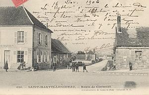 Landing AirShip 1906 St Martin Longueau Pilot signed PC