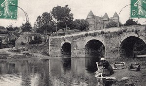 Culan Cher Balloon Flight Aeronaut CORPEL signed Postcard 1908