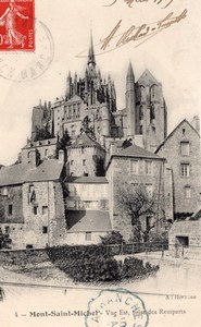 Avranches Balloon Flight Aeronaut Richard de Lamotte Postcard 1909