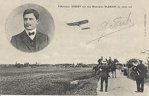 Betheny Early French Aviation Gibert signed PC 1909